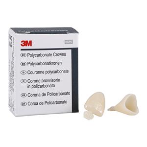 3M™ Polycarbonate Crowns Size 101 Upper Right Central Replacement Crowns 5/Bx