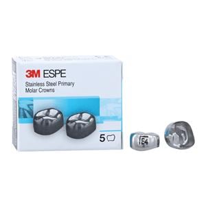 3M™ Stainless Steel Crowns Size ELL4 2nd Prim LLM Replacement 5/Bx