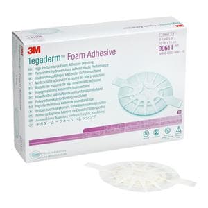 Tegaderm HP Foam Dressing 4x4 Sterile Oval Small Adherent Adhesive Absorbent LF, 4 BX/CA