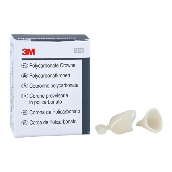 3M™ Polycarbonate Crowns Size 30 Rght Cspd Upr&Lwr Replacement Crowns 5/Bx