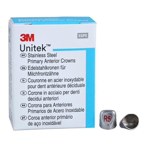 3M™ Unitek™ Stainless Steel Crowns Size 5UR Prim Ant UR Lat Refill 5/Bx