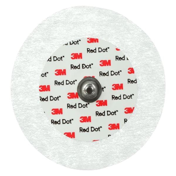 Red Dot Electrocardio Electrode Adult Solid Gel Disposable 50/Bg