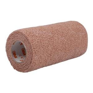 Coban Wrap Bandage Elastic 6"x5yd Tan Non-Sterile 12/Ca