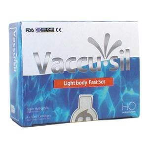 Vaccu-Sil Impression Material Fast Set 50 mL Light Body Refill 4/Bx