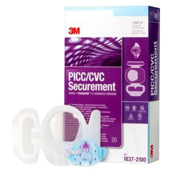 Tegaderm Securement Device Silicone Adhesive 3-1/2x4-1/2" 4/Ca