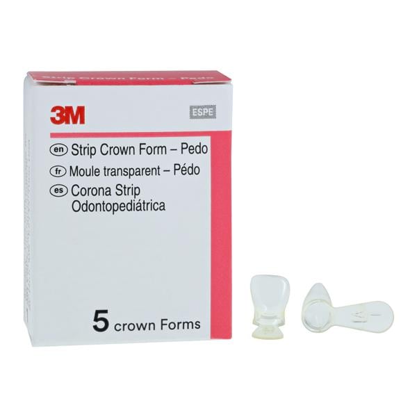 3M™ Unitek™ Strip Crown Form Size 1 Replacement Crowns Prim Upr Rght Cntrl 5/Bx