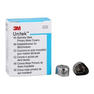 3M™ Unitek™ Stainless Steel Crowns Size 7 1st Pri ULM Replacement Crowns 5/Bx