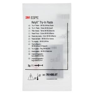 3M RelyX Try-In Paste Cement B0.5 / White 2 Gm Syringe 2gm/Ea