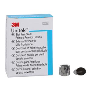 3M™ Unitek™ Stainless Steel Crowns Size 3UR Prim Ant Upr Rght Cntrl Refill 5/Bx