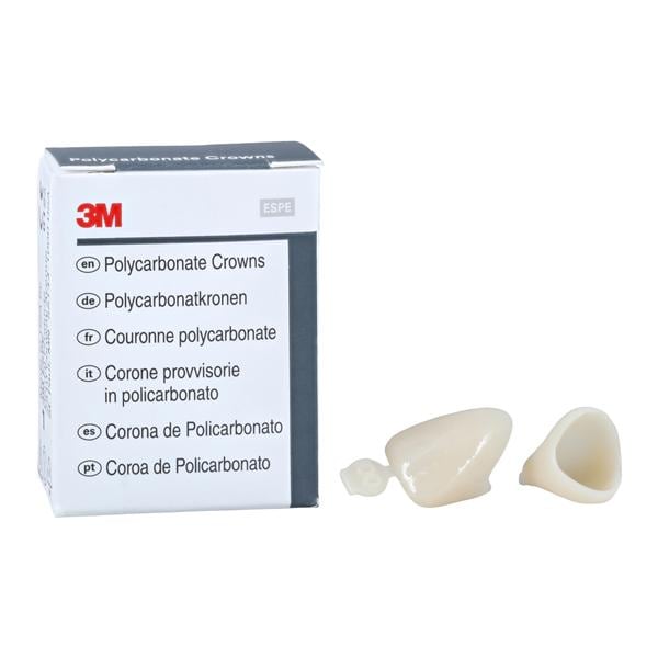 3M™ Polycarbonate Crowns Size 100 Upper Right Central Replacement Crowns 5/Bx