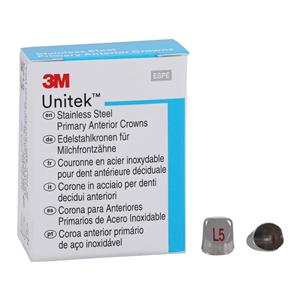 3M™ Unitek™ Stainless Steel Crowns Size 5UL Prim Ant Upr Lft Ltrl Refill 5/Bx