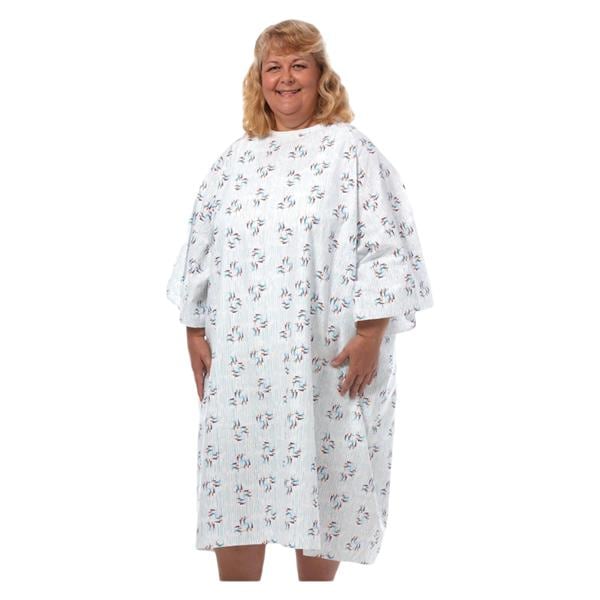 Patient Gown Adult Small Raindrop 1/EA