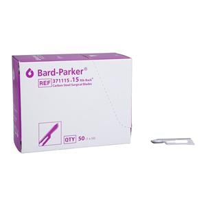 Bard-Parker Carbon Steel Sterile Surgical Blade #15 Disposable 50/Bx