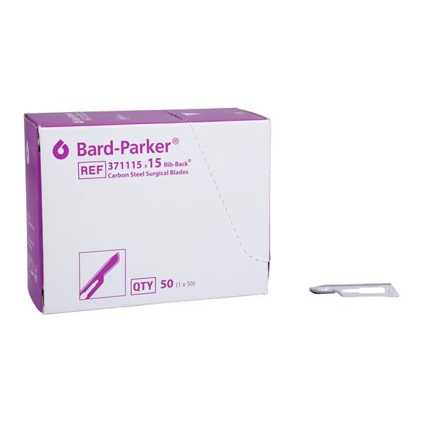 Bard-Parker Carbon Steel Sterile Surgical Blade #15 Disposable 50/Bx, 3 BX/CA