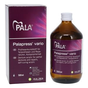 Palapress Vario Denture Resin Acrylic Cold Cure Liquid 500mL/Bt