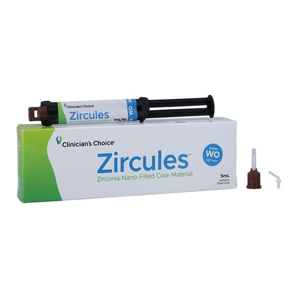 Zircules Core Buildup 5 mL Opaque White Syringe Kit