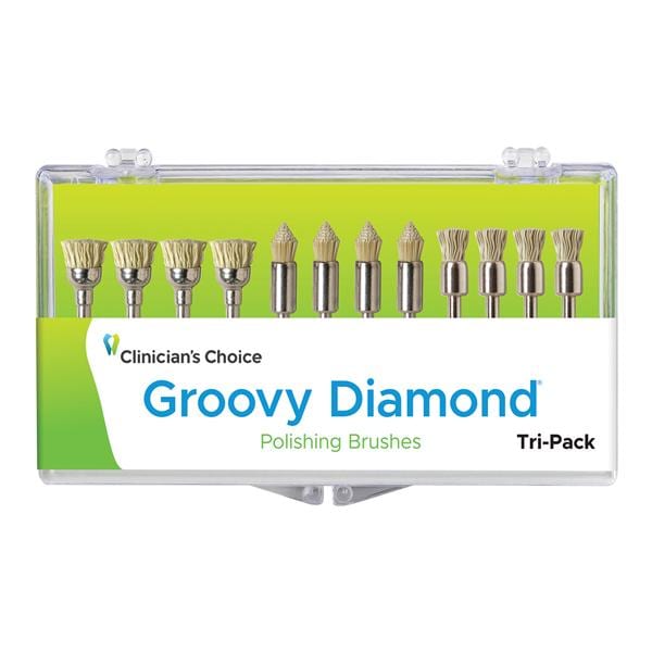 Groovy Diamond Polishing Brush 12/Pk