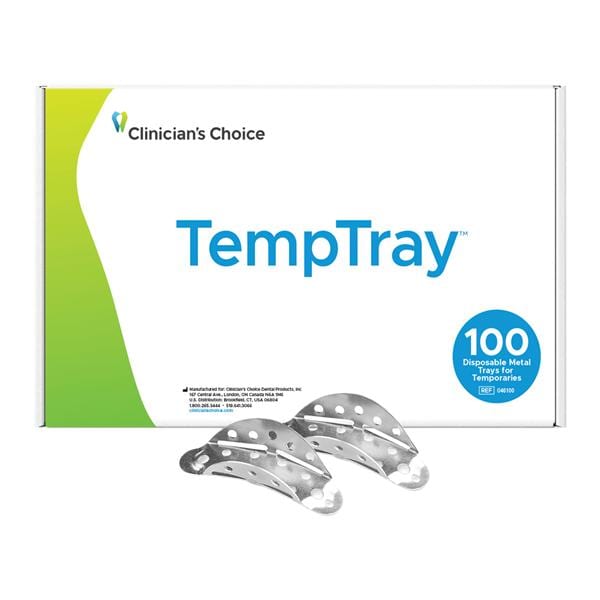 TempTray Disposable Impression Tray Universal 100/Pk