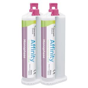 Affinity Impression Material Hydroactive Regular Set Monophase Refill 2/Pk