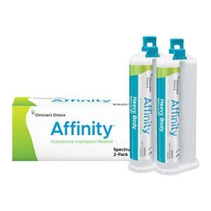 Affinity Impression Material Regular Set Heavy Body Refill w/o Tips 2/Pk