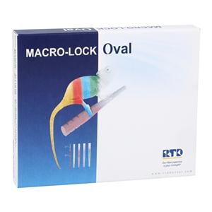 Macro-Lock Oval Posts Refill Size 4 Oval 2.65 mm Green 5/Pk