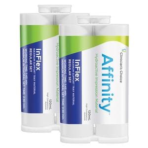 Affinity Impression Material Hydroactive Regular Set 120 mL Inflex Refill 2/Pk