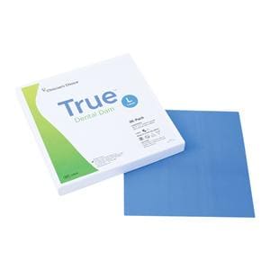 True Dental Dam Latex Rubber Dam 6 in x 6 in Md Gg Blu Unflvr Unscnt 36/Bx