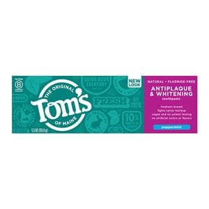 Tom's Antiplaque & Whitening Toothpaste 5.5 oz Peppermint 5.5oz/Tb