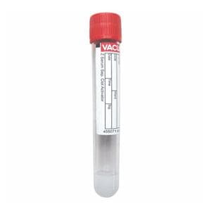 Vacuette Venous Blood Collection Tube Red/Yellow Standard 8ml Pl-Cp Plstc 50/Pk, 24 PK/CA