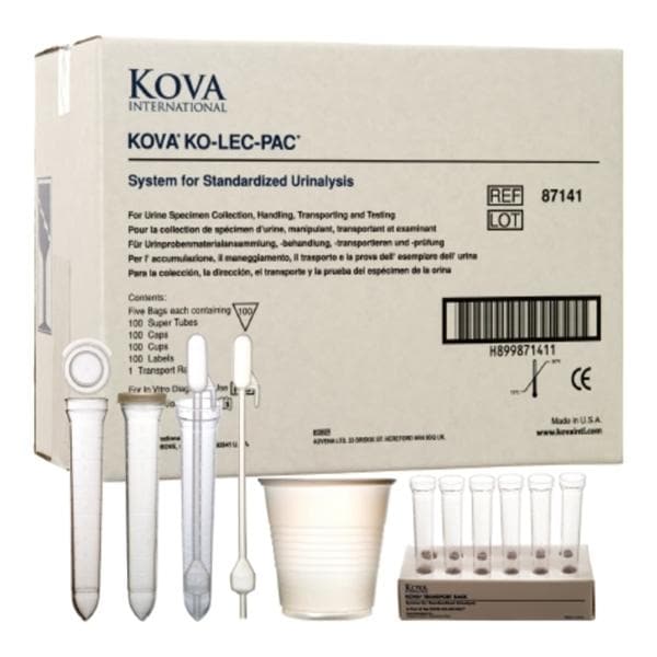 KOVA KO-LEC-PAC Urine Collection Kit 500/Bx