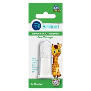 Baby Buddy Finger Toothbrush Clear 3+ Months 6/Bg