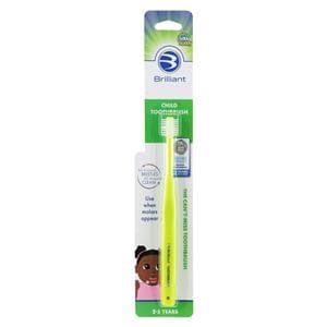 Baby Buddy Brilliant Toothbrush Lime 2-5 Years 360 Degree 360 Degree Ea