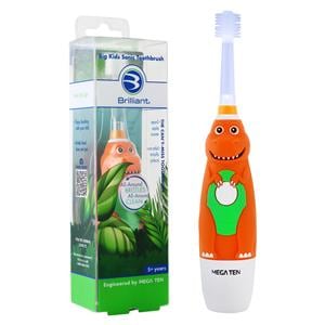 Baby Buddy Brilliant Electric Toothbrush Electric Toothbrush 360 Degree Orng Ea