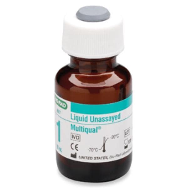 Multiqual Unassayed Chemistry Level 1 Control 12x10mL For Analyzer 12/Bx