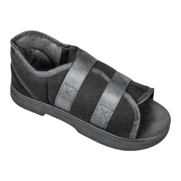 Softie Post-Op Shoe Poly-Cotton Blend/Tricot Foam Black Medium Men 8.5-10