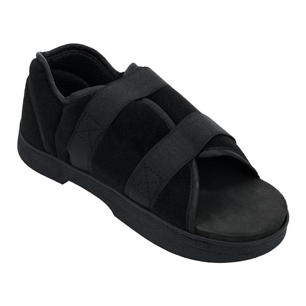 Softie Post-Op Shoe Poly-Cotton Blend/Tricot Foam Black Large Women 8.5-10