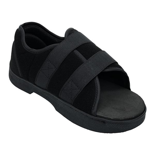 Softie Post-Op Shoe Poly-Cotton Blend/Tricot Foam Black Medium Women 6.5-8