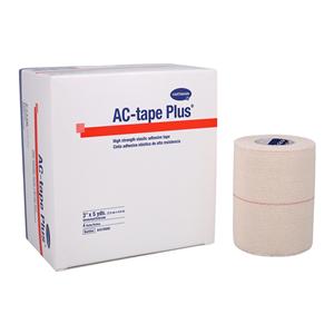 AC-Tape Plus Athletic Supplement Tape Cotton/Elastic 3"x5yd White NS 4rls/Bx, 12 BX/CA