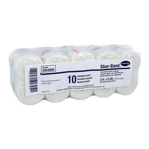 Shur-Band Stretch Bandage Elastic 3"x5yd Non-Sterile 10/Bx