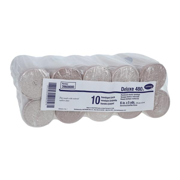 Stretch Bandage Cotton/Elastic 6"x5yd Tan Non-Sterile 10/Pk