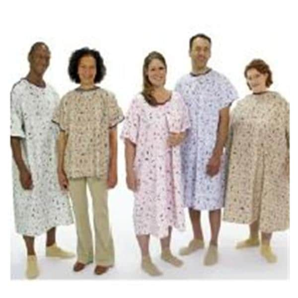 Monet Patient Gown Adult Founders Print 12/Pk