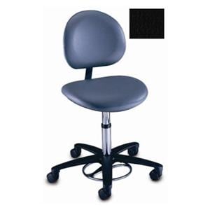 Millennium Series Stool Surgeons Black 2" Casters Adjustable Backrest 5 Leg Ea