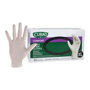 Accucare Latex Exam Gloves X-Large Beige Non-Sterile