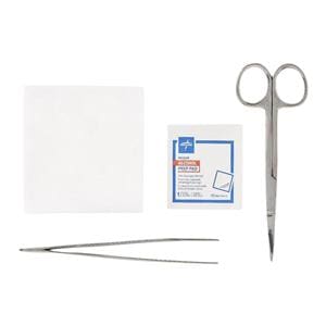 Comfort Loop Suture Removal Tray Alcohol Prep Pad/Forceps