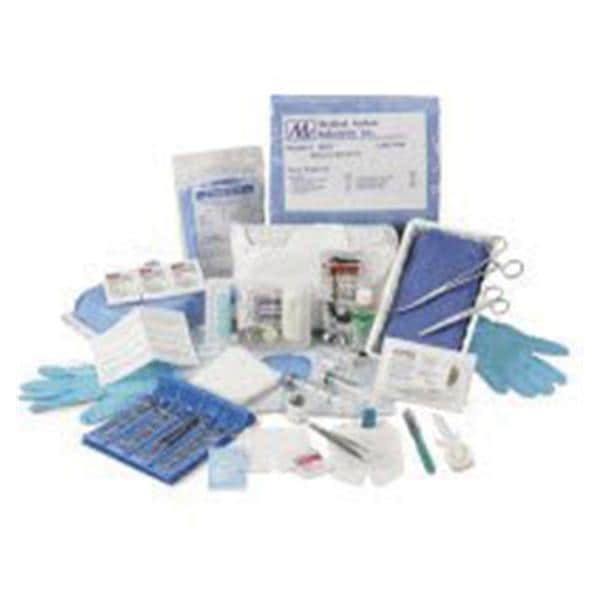 Dressing Change Kit Vinyl Gloves In Wallet Powderfree/Drape