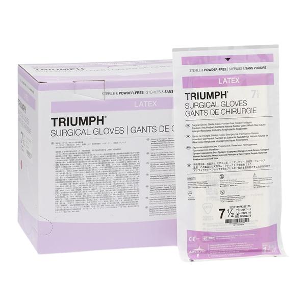 Triumph Surgical Gloves 7.5 White