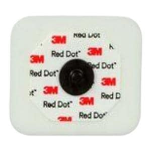 Red Dot Electrocardio Electrode Adult 4x3-1/2cm Foam/Tape/Sticky Gel Dsp 50/Pk