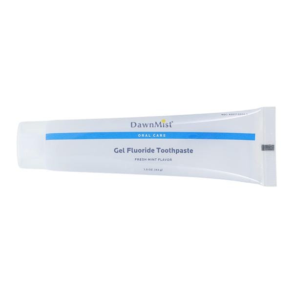 DawnMist Anticavity Mint Gel Toothpaste 1.5 oz 144/ca