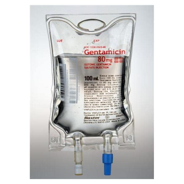 Gentamicin Sulfate in 0.9% Sodium Chloride Injection 80mg/Bag Bag...