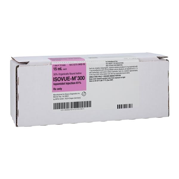 Isovue-M 300 Injection 61% SDV 15mL 10/Package